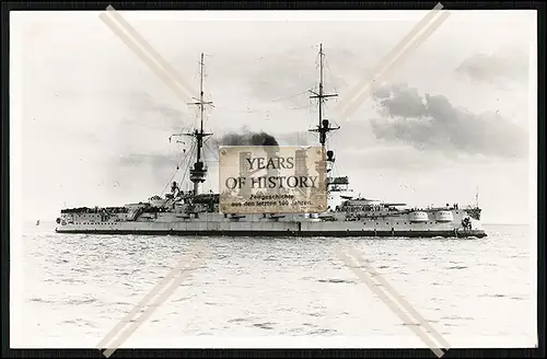 Foto SMS Schlesien 1906 Linienschiff der Kaiserlichen Marine