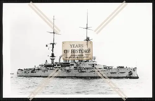 Foto SMS Schleswig-Holstein 1906 Linienschiff der Kaiserlichen Marine