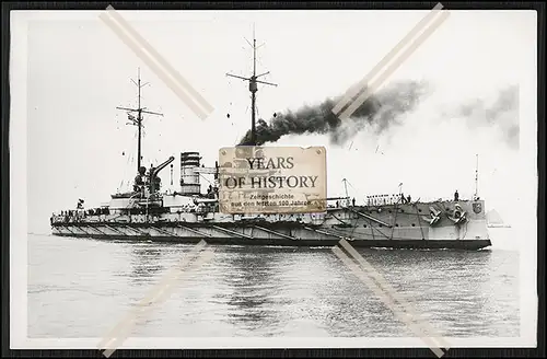 Foto SMS Nassau 1908 Linienschiff der Kaiserlichen Marine