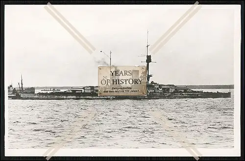 Foto SMS Bayern 1915 Linienschiff nach Minentreffer Kaiserliche Marine