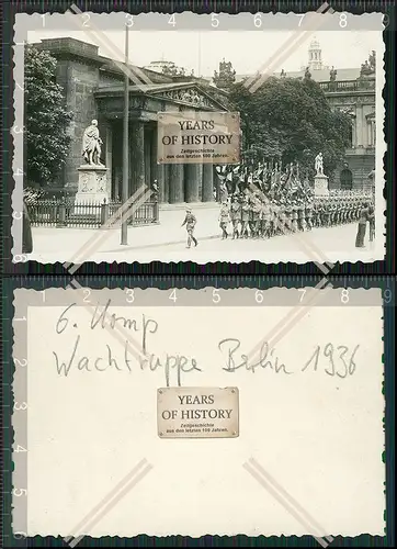 Orig. Foto 6. Komp. Wachtruppe Berlin 1936