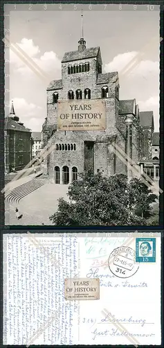 Foto AK Minden Westfalen der Tausendjährige Dom Karte gelaufen
