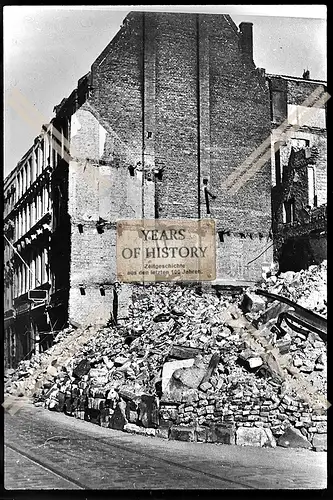 Foto Köln 1944-46 zerstört Schutt vor Gebäude