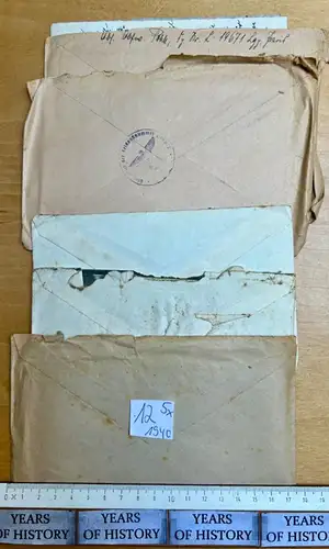 5x Feldpostbrief 12. 1940 FPN 19671 Ln.Rgt.15   H. Pohle aus Blankenfelde Mahlow
