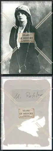 Foto Portrait Frau M. Richter um 1930