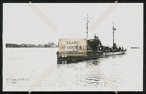 Foto Küstentorpedoboot A 55 Minensuchboot - Flandern Zeebrügge Ostende 1916-1