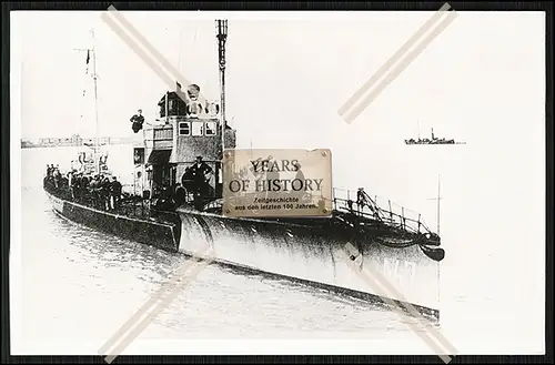 Foto Küstentorpedoboot A 47 Minensuchboot - Flandern Zeebrügge Ostende 1916-1