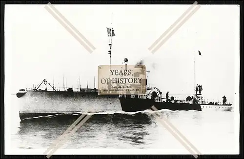 Foto Küstentorpedoboot A 43 Minensuchboot - Flandern Zeebrügge Ostende 1916-1