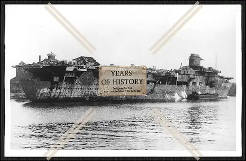 Foto Flugzeugträger Graf Zeppelin Schiff deutsche Kriegsmarine