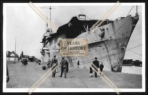 Foto Flugzeugträger Graf Zeppelin Schiff deutsche Kriegsmarine