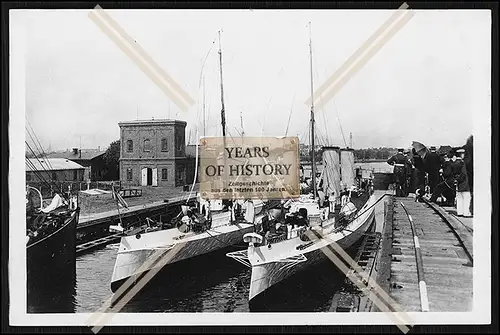 Foto Großes Torpedoboot S 91 u. S 92 Kaiserlichen Marine 1899