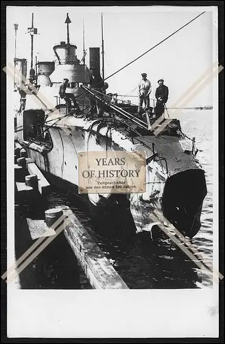 Foto Großes Torpedoboot S 148 nach Gefecht Volltreffer Kaiserlichen Marine 190