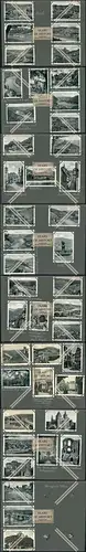 Fotoalbumseiten  8x mit 43 Fotos 1933-40 Mosel Saar Pfalz uvm. Ansichten