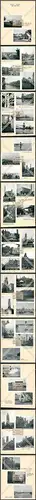 Fotoalbumseiten  11x mit 45 Fotos Holland Belgien 1953 mit VW Käfer Volkswagen