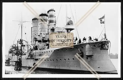 Foto SMS S.M.S. Berlin 1903 Kleiner Kreuzer der Kaiserlichen Marine