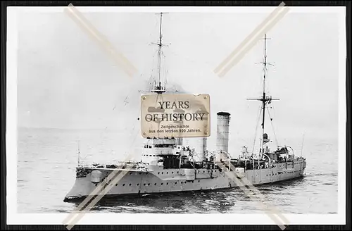 Foto SMS S.M.S. Danzig 1905 Kleiner Kreuzer der Kaiserlichen Marine