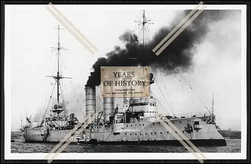 Foto SMS S.M.S. Danzig 1905 Kleiner Kreuzer der Kaiserlichen Marine