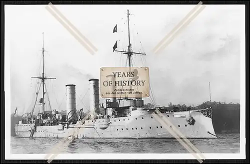 Foto SMS S.M.S. Stettin 1907 Kleiner Kreuzer der Kaiserlichen Marine