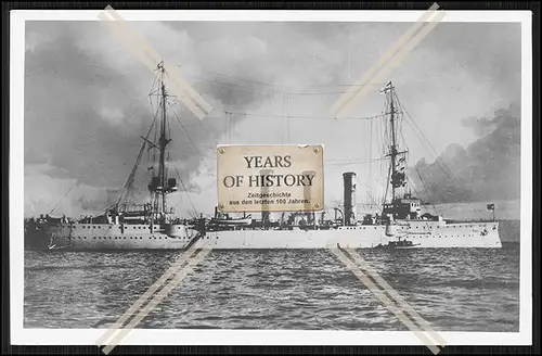 Foto SMS S.M.S. Emden 1908 Kleiner Kreuzer der Kaiserlichen Marine