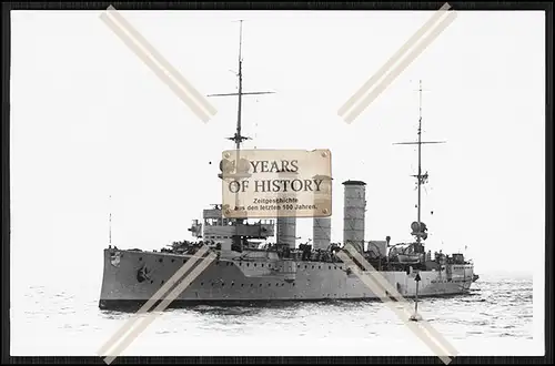 Foto SMS S.M.S. Kolberg 1908 Kleiner Kreuzer der Kaiserlichen Marine