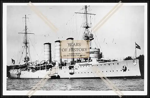 Foto SMS S.M.S. Kolberg 1908 Kleiner Kreuzer der Kaiserlichen Marine