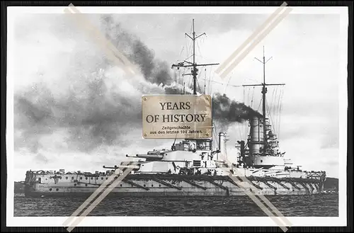 Foto SMS S.M.S. Prinzregent Luitpold Schlachtschiff Kaiserlichen Marine, das w�