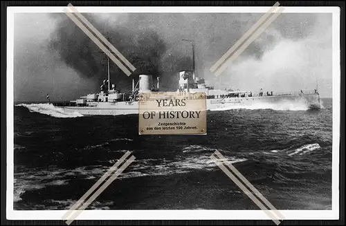 Foto SMS S.M.S. Moltke Schlachtkreuzer Kaiserliche Marine Deutschen Reiches wä
