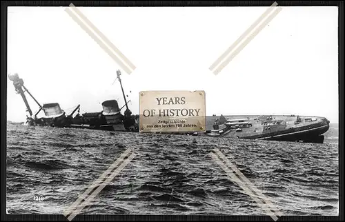 Foto SMS S.M.S. Derfflinger Schlachtkreuzer Kaiserlichen Marine der während de