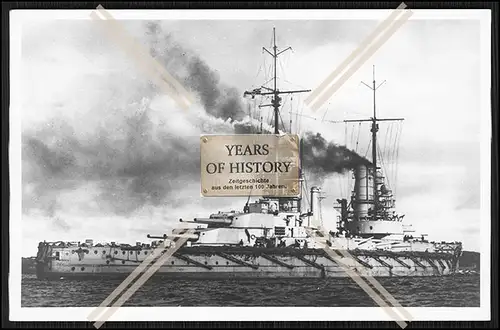Foto SMS S.M.S. Prinzregent Luitpold Kriegsschiff Kaiserlichen Marine während 
