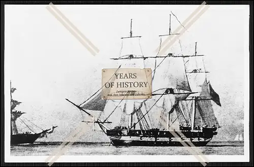Foto Schiff Deutschland 1818 in Chittagong Alfred gebaut 1845 Cesar Godeffroy f