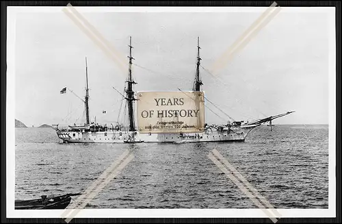 Foto SMS S.M.S. Arcona 1858 Gedeckte Korvette preußische Kaiserlichen Marine