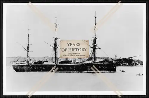 Foto SMS S.M.S. Prinz Adalbert 1875 ex Sedan Kreuzerfregatte der Kaiserlichen M