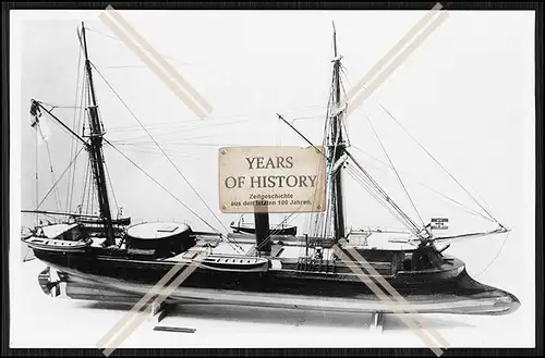 Foto SMS S.M.S. Model Prinz Adalbert 1864 Panzerfahrzeug Widderschiff der preu�
