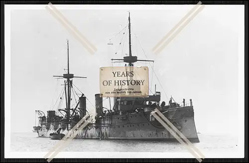 Foto SMS S.M.S. Kaiserin Augusta 1892 Großer Kreuzer Kaiserliche Marine