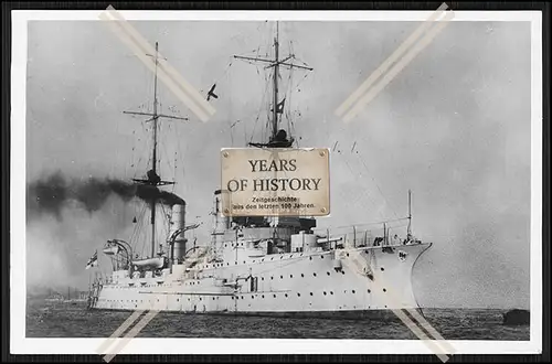 Foto SMS S.M.S. Vineta 1897 Großer Panzerkreuzer Kaiserliche Marine