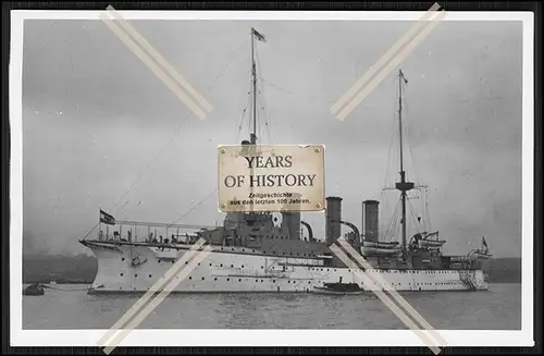 Foto SMS S.M.S. Freya 1898 Großer Panzerkreuzer Kaiserliche Marine