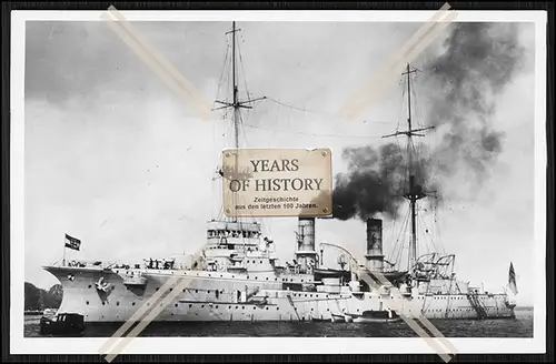 Foto SMS S.M.S. Victoria Luise 1897 Großer Kreuzer Kaiserliche Marine