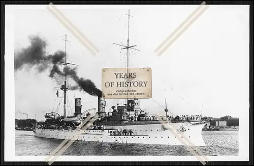 Foto SMS S.M.S. Victoria Luise 1897 Großer Kreuzer Kaiserliche Marine