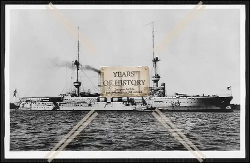 Foto SMS S.M.S. Prinz Adalbert 1904 Großer Kreuzer Kaiserliche Marine