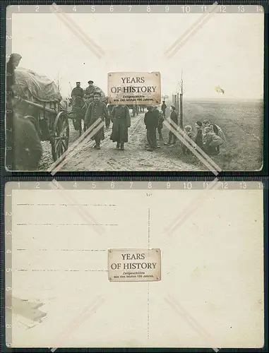 Foto AK 1. WK Vormarsch deutscher Soldaten 1914-16