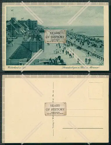 AK Westerland Sylt Strandanlagen Strand-Promenade v. Miramar 1933