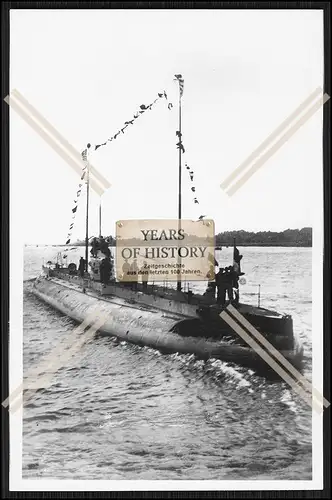 Foto 1.WK Weltkrieg 1914-1918 Unterseeboot U-Boot U Deutschland Kaiserliche Mar
