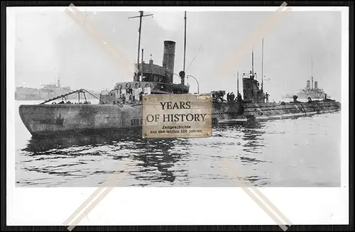 Foto 1.WK Weltkrieg 1914-1918 Unterseeboot U-Boot U 21  Kaiserliche Marine