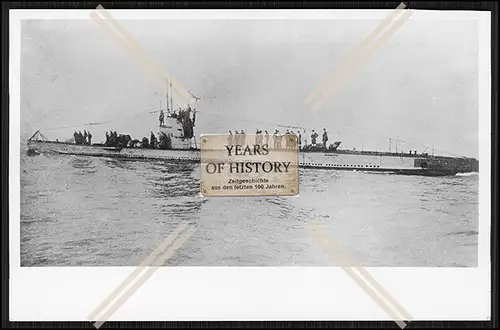 Foto 1.WK Weltkrieg 1914-1918 Unterseeboot U-Boot U 70  Kaiserliche Marine