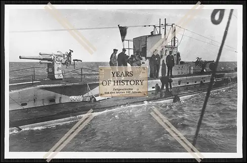 Foto 1.WK Weltkrieg 1914-1918 Unterseeboot U-Boot U Typ 31-41 Kaiserliche Marin