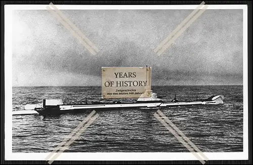 Foto 1.WK Weltkrieg 1914-1918 Unterseeboot U-Boot U 1  Kaiserliche Marine