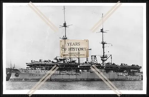 Foto SMS S.M.S. Lothringen 1904 Linienschiff der Kaiserlichen Marine