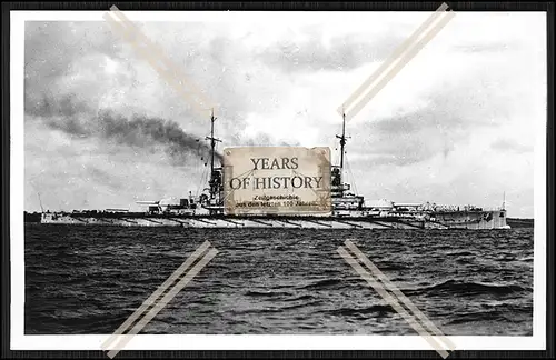 Foto SMS S.M.S. König Albert 1912 Linienschiff der Kaiserlichen Marine