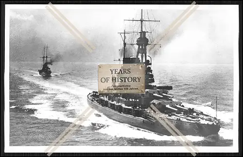 Foto SMS S.M.S. Baden 1915 Großer Kreuzer der Kaiserlichen Marine