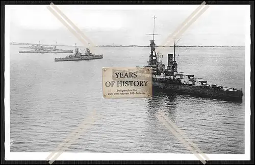 Foto SMS S.M.S. Baden 1915 u. andere Großer Kreuzer der Kaiserlichen Marine 